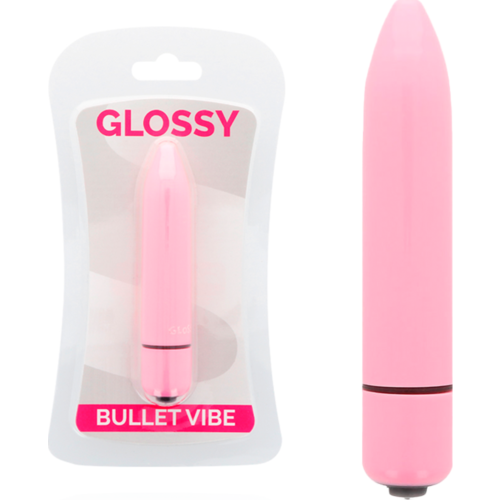 Balavibrator GLOSSY - DUN VIBRATOR ROZE voor effectieve stimulatie