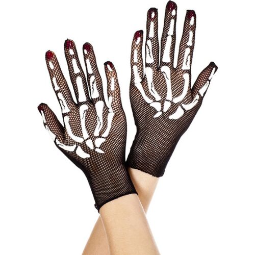 Guantes Music Legs met Skeletontwerp