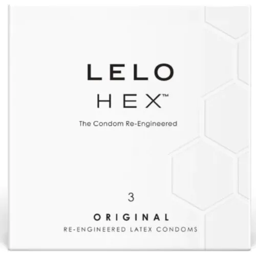 Condoom Lelo Hex met hexagonaal ontwerp