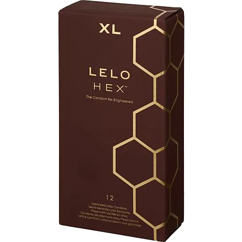 Condooms LELO HEX Respect XL 12-pack met meer comfort