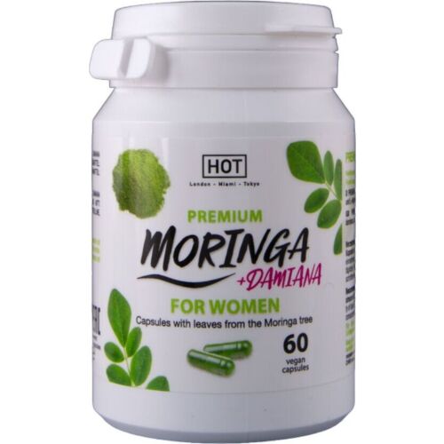 Cápsules voor Vrouwen HOT Moringa - Ondersteunt vrouwelijke vitaliteit