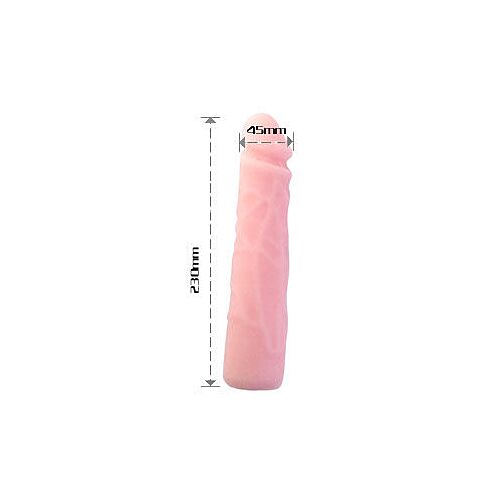 Dildo BAILE 23 cm met realistisch huidtact