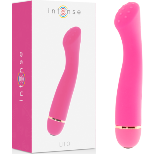 Vibrador INTENSE FUN LILO 20 SNELHEDEN met gebogen punt