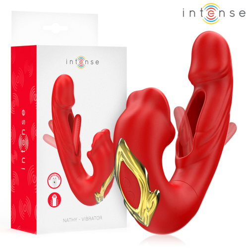 Vibrator INTENSE NATHY met dubbele stimulatie