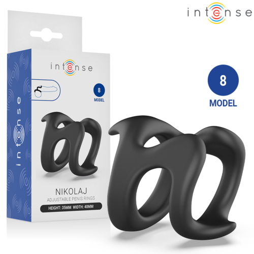 Ring INTENSE FOR HIM Model 8 met U-vorm ontwerp