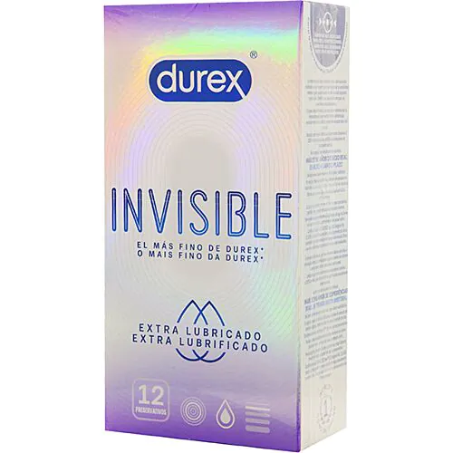 Condoom Durex Invisible Extra Gelubricated 12 Uds