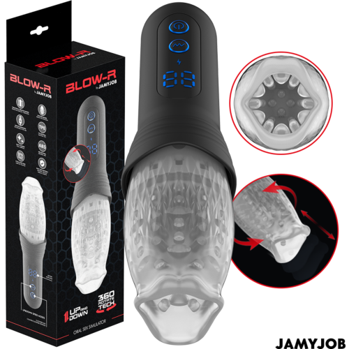 Masturbator JAMYJOB BLOW-R met thrusting en rotatie