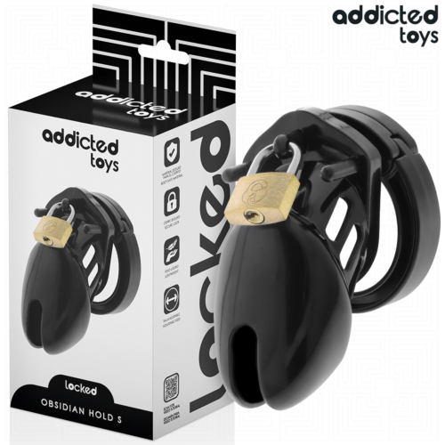 Jaula voor de penis ADDICTED TOYS LOCKED - OBSIDIAN HOLD S