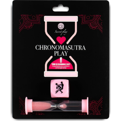 SECRETPLAY Chronomasutra spel met zandloper en dobbelsteen