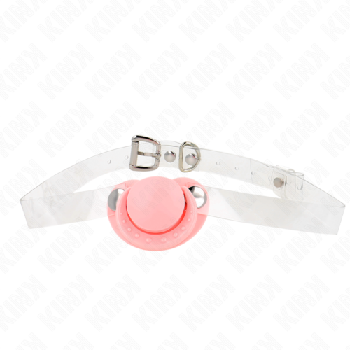 Mordaza KINK PINK PACIFIER SHAPED GAG met verstelbare band
