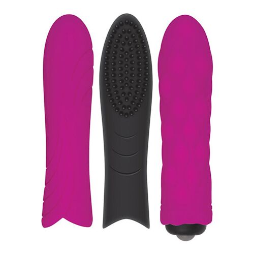 Pleasure Sleeve Trio vibratorset van Evolved met 3 mouwen