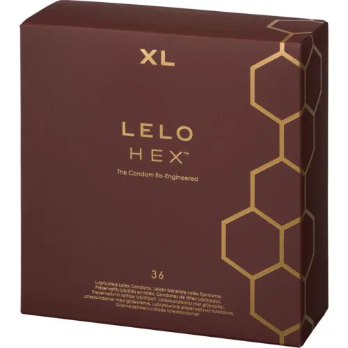 Condoom Lelo Hex Respect 36 Pack met verhoogde gevoeligheid