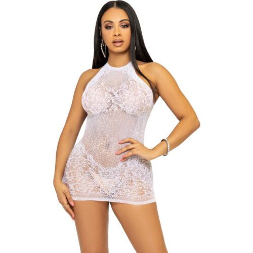 Pikante Lingerie Leg Avenue Mini Jurk met halterstijl