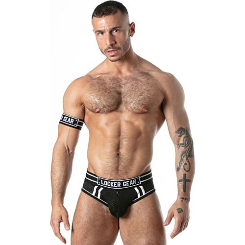Jockbrief LOCKER GEAR Sport Mesh zwart XL
