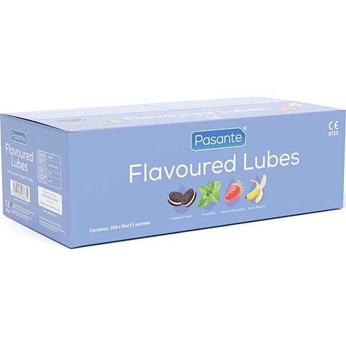 Glijmiddel PASANTE Monodosis 144 stuks | 5 ml per smaak