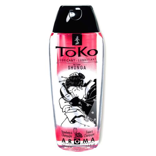 Lubricant SHUNGA Toko Aroma Aardbeien en Champagne