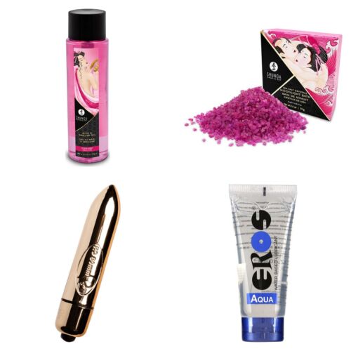 Set voor douche en bad met onderdompelbare bullet vibrator