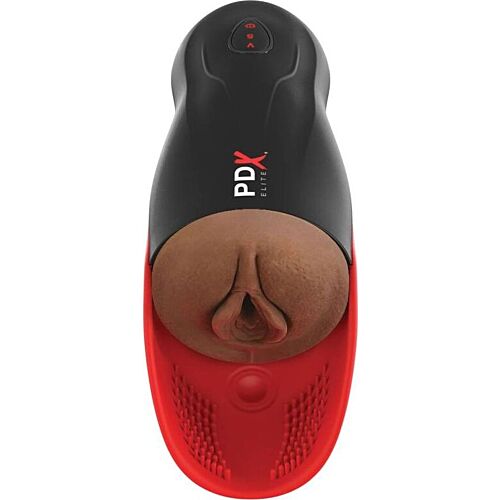 Vagina met vibratie PDX ELITE Fuck-O-Matic 2 - krachtige zuigervaring
