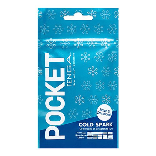 Tenga Pocket Cold Spark masturbator met koel effect