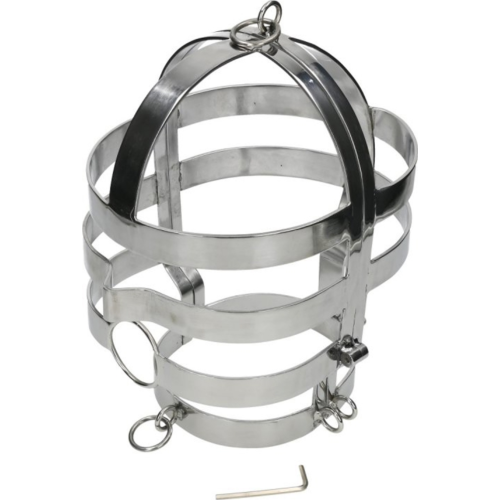 Gorro BDSM Metal Hard met halsband en opening