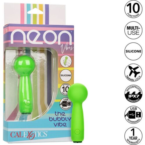 Mini Massageerder CALEXOTICS Neon Vibes Bubbly Vibe