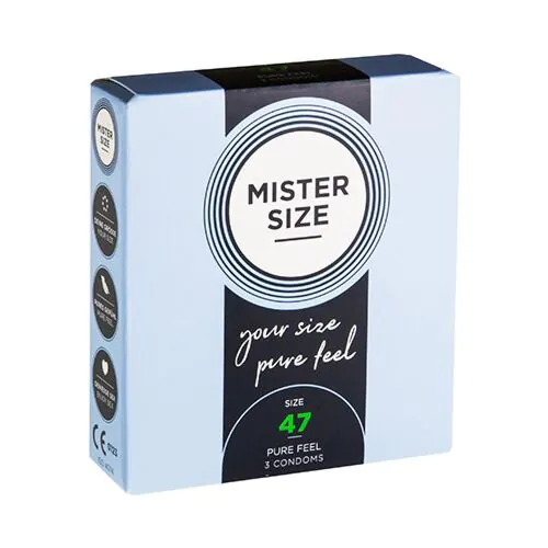 Condoom Mister Size 47 - Comfortabele pasvorm voor smalle penissen