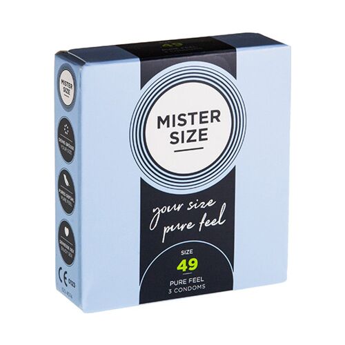Preservatieven MISTER SIZE 49 MM voor gevoelige momenten