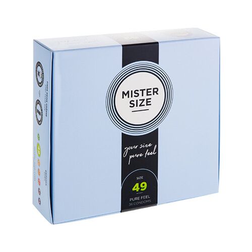 Condomen MISTER SIZE 49 mm - Ultrafijn en comfortabel