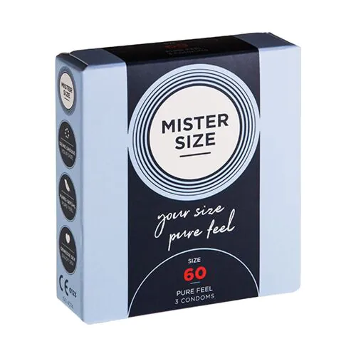 Condoom Mister Size 60 - 3 pack voor dikkere penissen