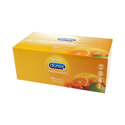 Condooms DUREX Pleasure Fruits - 144 Stuks met Fruitsmaken