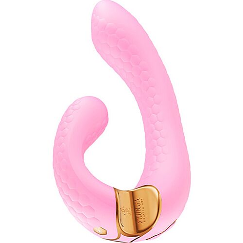 Vibrador Shunga MIYO Light Pink met dubbele stimulatie