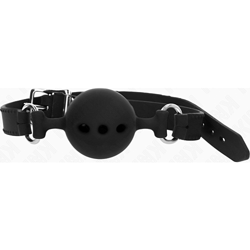 Mondknevel KINK 55 x 2 cm met bal 5 cm - Verstelbaar