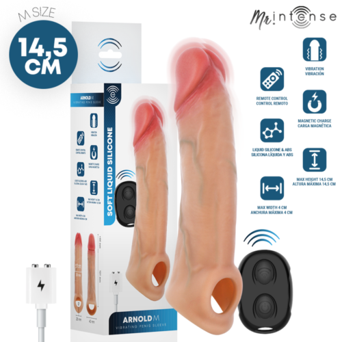 Vibrerende Sleeve MR. INTENSE Arnold M 14.5 cm