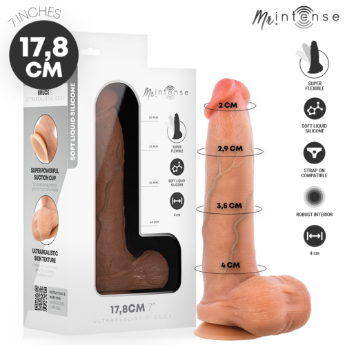 Dildo MR. INTENSE Bruce S met testikels