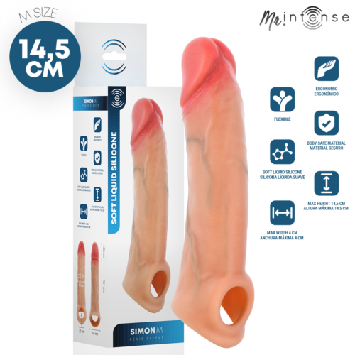 Fundas met penis MR. INTENSE Simon M - 14.5 cm