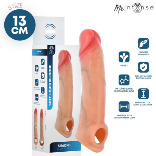 MR INTENSE Silikon Penis Cover voor Verlenging