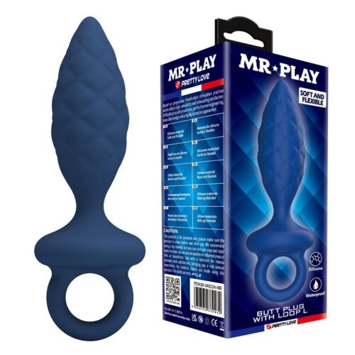 Anale Plug MR PLAY Textured met Ring