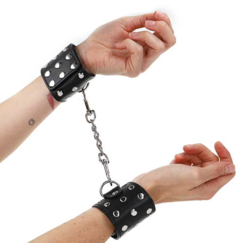 Handboeien KINK Wrist Restraint met drukknoop en noppen
