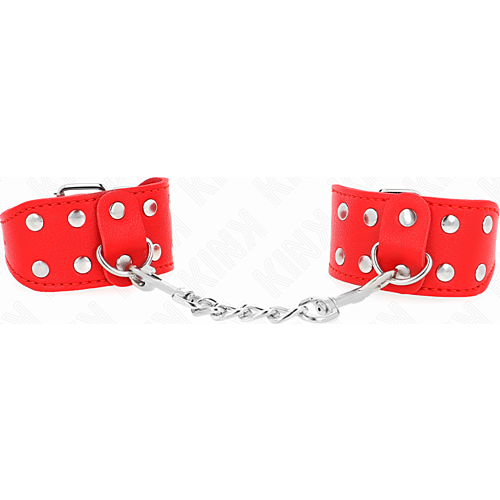 Handboeien KINK met dubbele lijn van studs