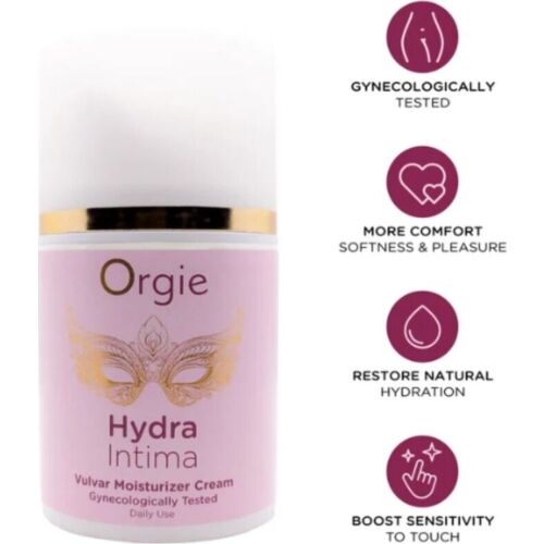 ORGIE Hydra Intima dagelijkse vulvabevochtigende crème 50 ml