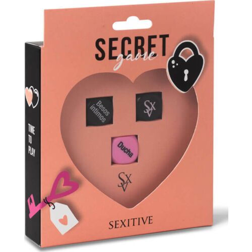 Seksdobbelstenen SEXITIVE Secret Game – 3-delige set