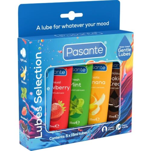 PASANTE pack geassorteerde glijmiddelen 5x15ml
