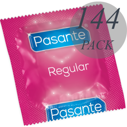 Pasante Regular Condoms 144 Stuks - Natuurlijke Gevoel