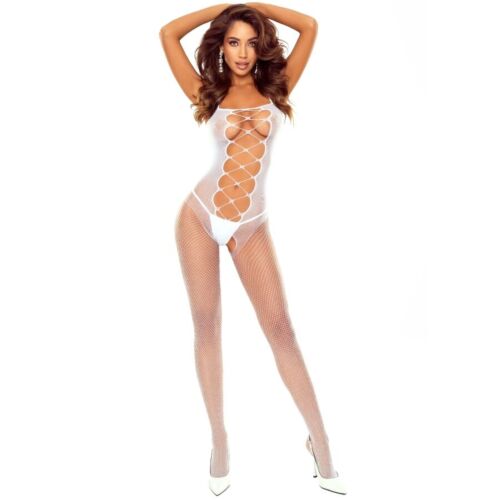 Bodystocking PASSION BS124 met open kruip