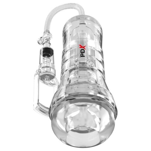 Masturbator PDX ELITE VIEWTUBE VAC XXL met zuigpomp