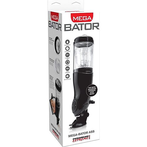 Masturbator Extreme Toyz Mega Bator met 15 vibratiepatronen