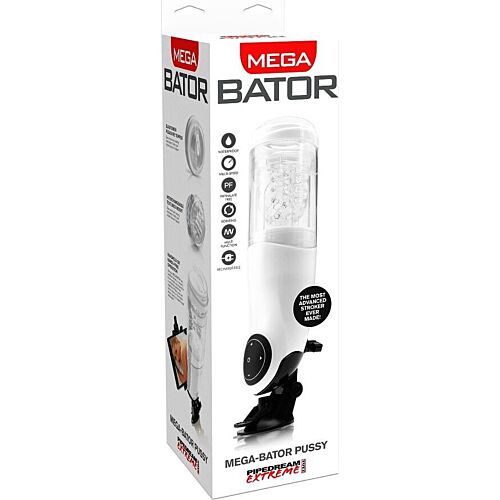 Pdx mega bator usb masturbador masculino vagina blanco