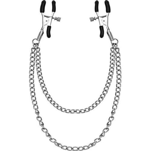 Tepelklemmen S Pleasures verstelbaar met ketting