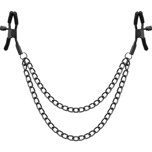 Tepelklemmen BEGME RED EDITION met Ketting voor BDSM