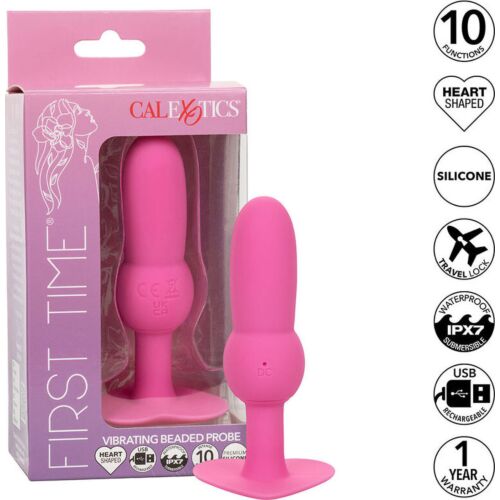 Anale plug vibrator CalExotics First Time met 10 standen